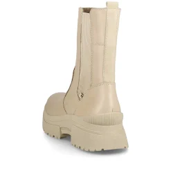 New Women'S Chelsea Boots Cream Beige Ladies Ankle Boots & Boots