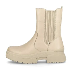 New Women'S Chelsea Boots Cream Beige Ladies Ankle Boots & Boots