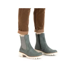 Clearance Women'S Chelsea Boots Gray Blue Ladies Ankle Boots & Boots