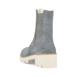 Clearance Women'S Chelsea Boots Gray Blue Ladies Ankle Boots & Boots