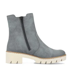Clearance Women'S Chelsea Boots Gray Blue Ladies Ankle Boots & Boots