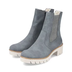 Clearance Women'S Chelsea Boots Gray Blue Ladies Ankle Boots & Boots