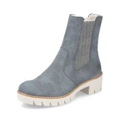 Clearance Women'S Chelsea Boots Gray Blue Ladies Ankle Boots & Boots