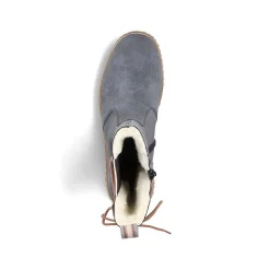 Best Women'S Chelsea Boots Blue Gray Ladies Ankle Boots & Boots