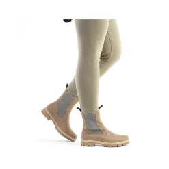 Online Women'S Chelsea Boots Brown Beige Ladies Ankle Boots & Boots