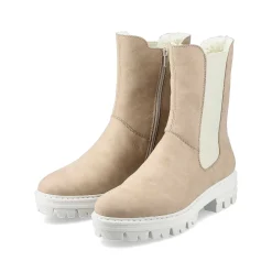 Clearance Women'S Chelsea Boots Sand Beige Ladies Ankle Boots & Boots