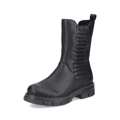 Outlet Women'S Chelsea Boots Jet Black Ladies Ankle Boots & Boots