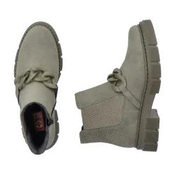 Discount Women'S Chelsea Boots Army Green Ladies Ankle Boots & Boots