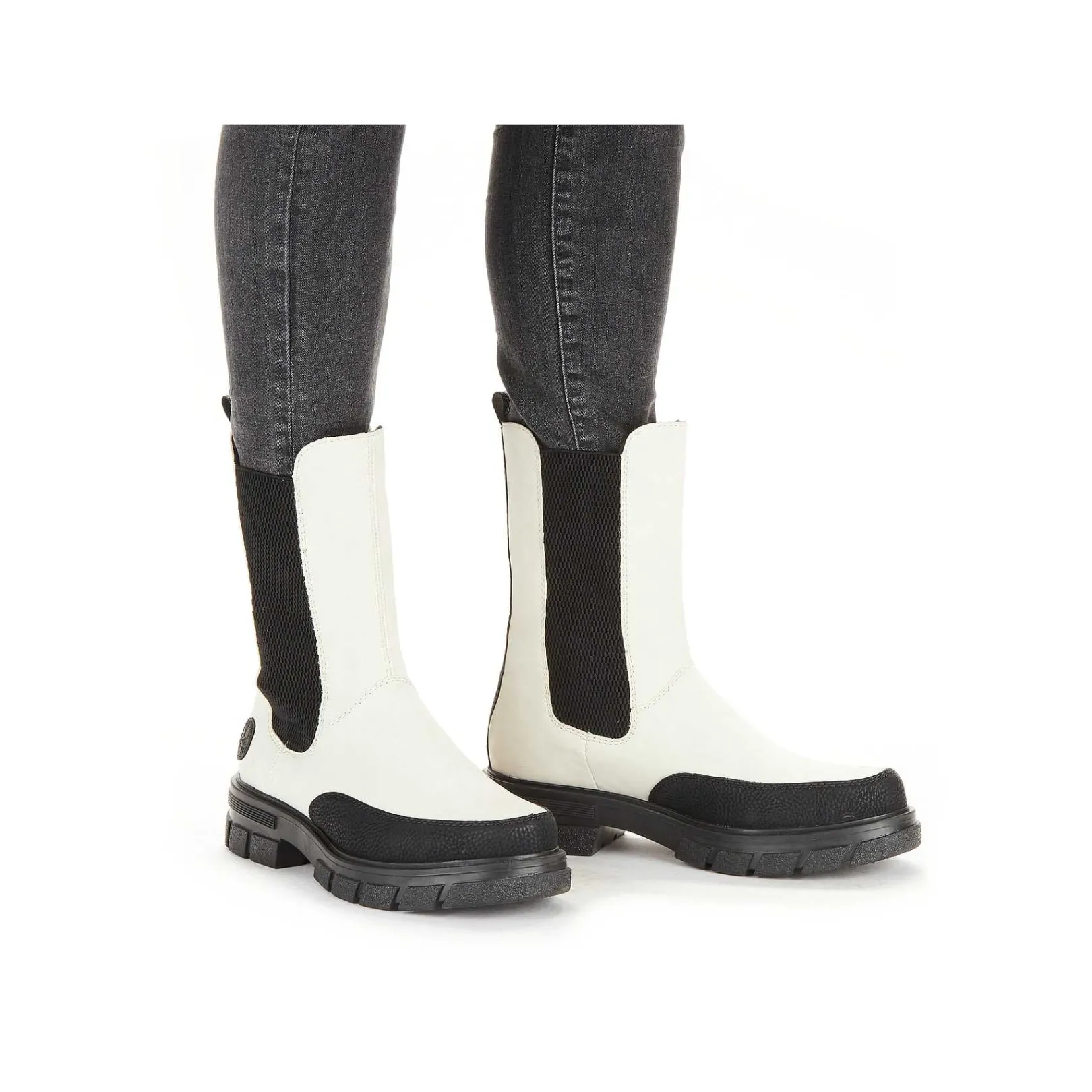 Online Women'S Chelsea Boots Cream White Ladies Ankle Boots & Boots