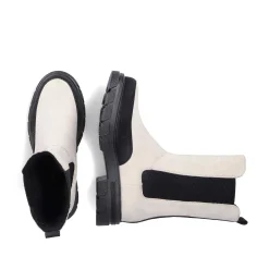 Online Women'S Chelsea Boots Cream White Ladies Ankle Boots & Boots