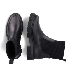 Women'S Chelsea Boots Jet Black Ladies Ankle Boots & Boots