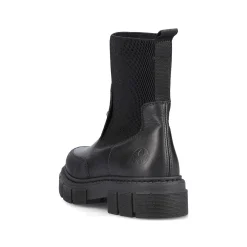 Women'S Chelsea Boots Jet Black Ladies Ankle Boots & Boots