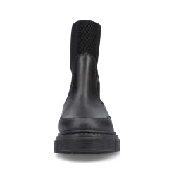 Women'S Chelsea Boots Jet Black Ladies Ankle Boots & Boots