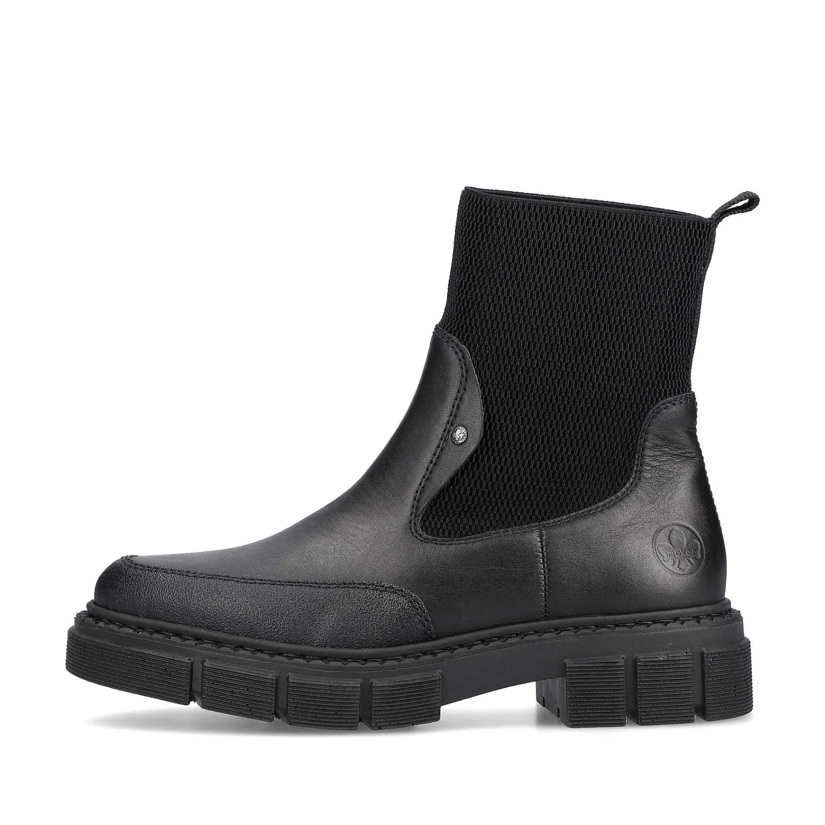 Women'S Chelsea Boots Jet Black Ladies Ankle Boots & Boots