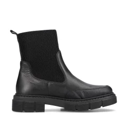 Women'S Chelsea Boots Jet Black Ladies Ankle Boots & Boots