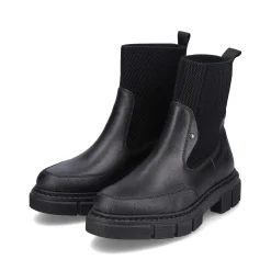 Women'S Chelsea Boots Jet Black Ladies Ankle Boots & Boots