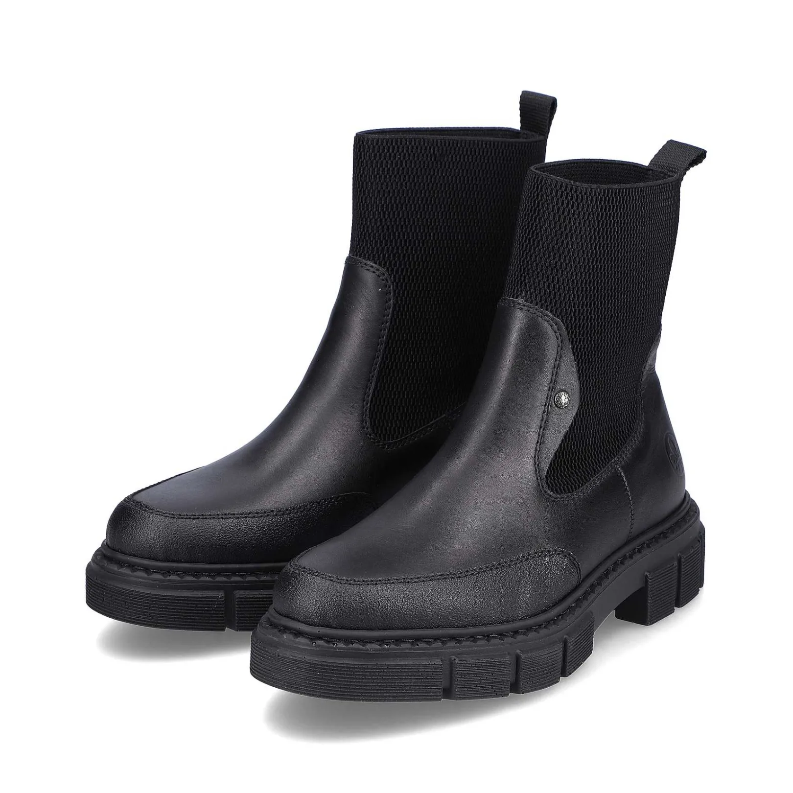 Women'S Chelsea Boots Jet Black Ladies Ankle Boots & Boots