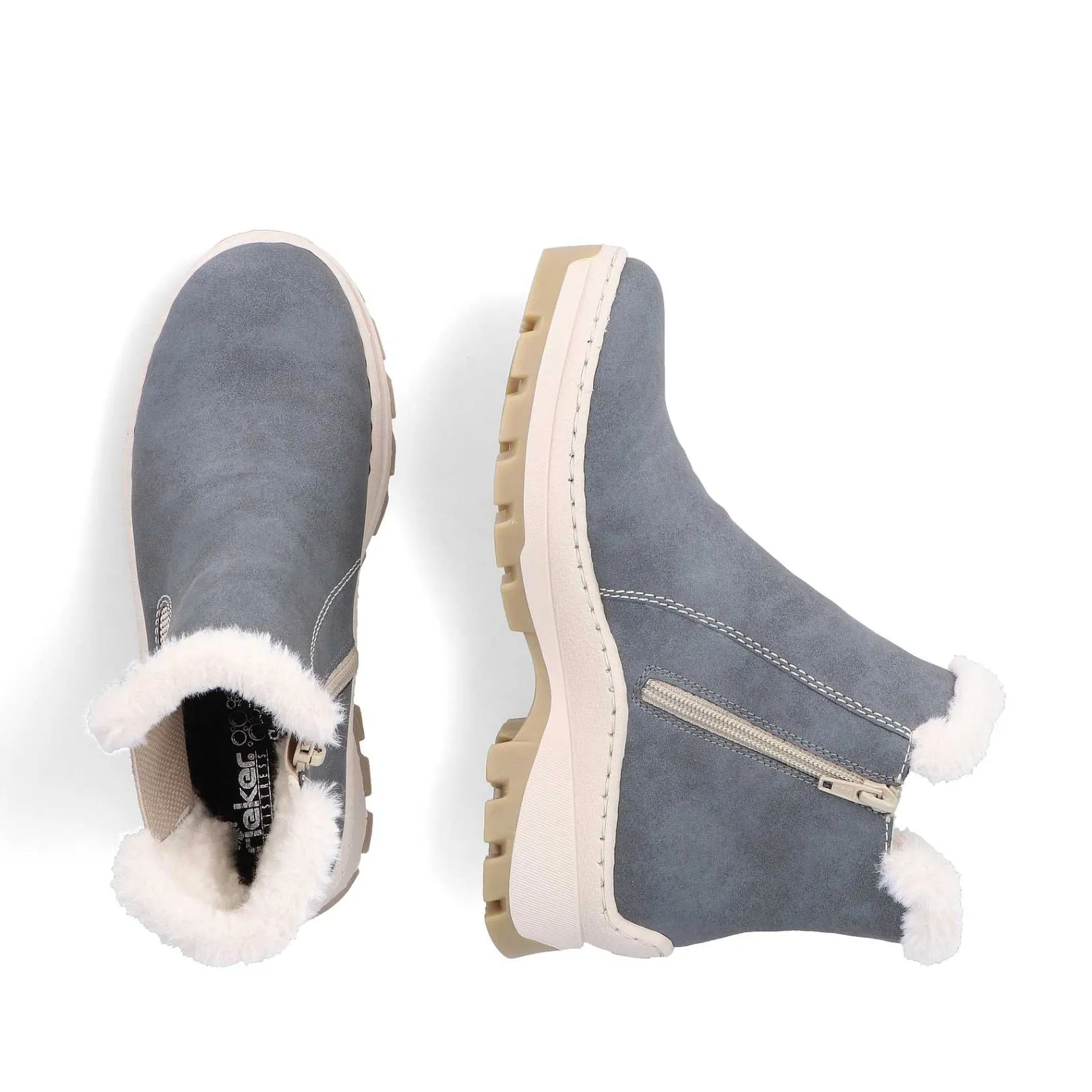 Hot Women'S Chelsea Boots Grey-Blue-Beige Ladies Ankle Boots & Boots