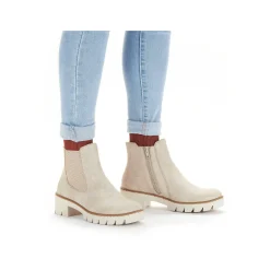 Online Women'S Chelsea Boots Sand Beige Ladies Ankle Boots & Boots