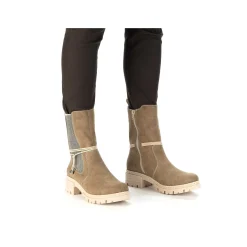 Online Women'S Chelsea Boots Beige Brown Ladies Ankle Boots & Boots
