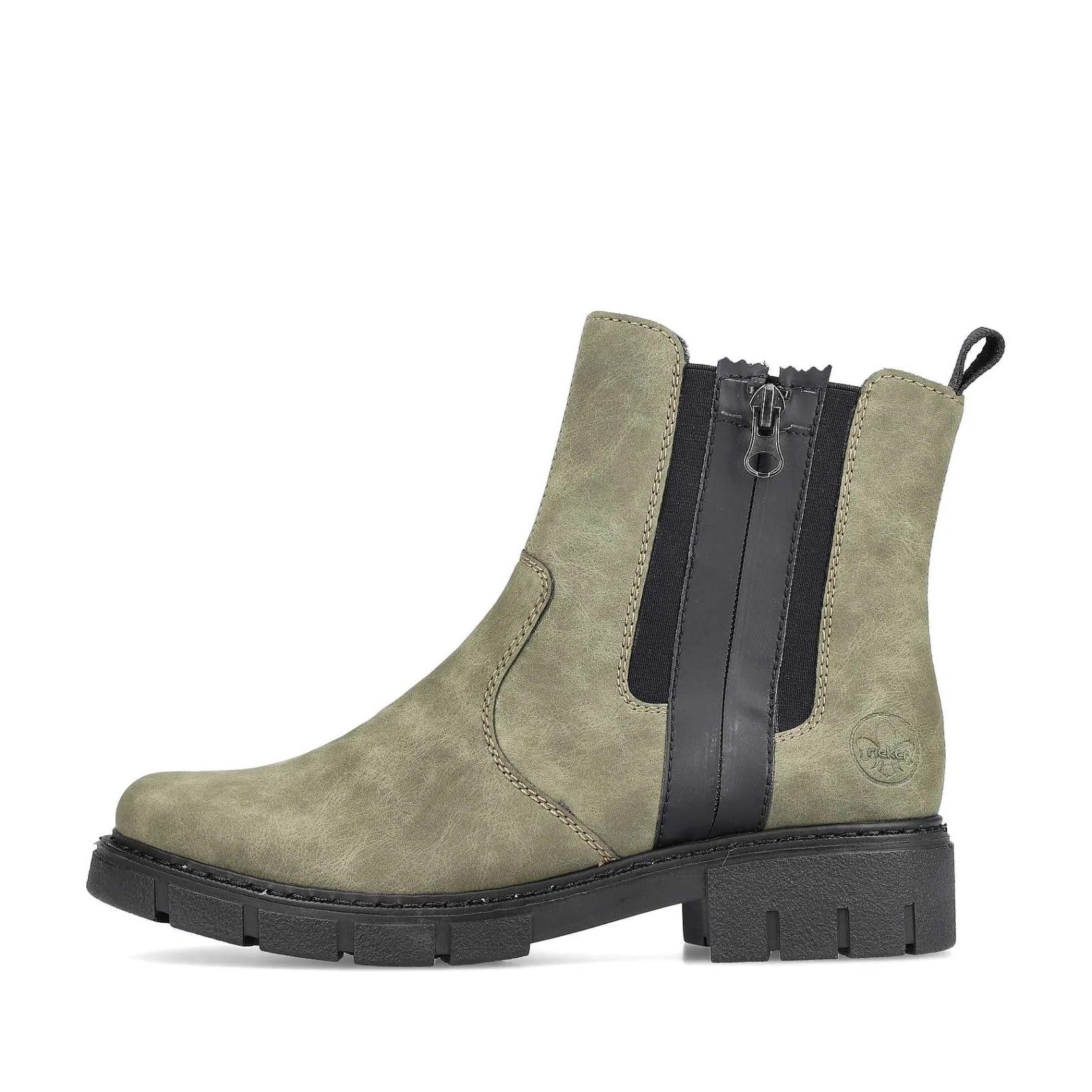 Clearance Women'S Chelsea Boots Leaf Green Ladies Ankle Boots & Boots
