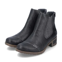 Women'S Chelsea Boots Asphalt Black Ladies Ankle Boots & Boots