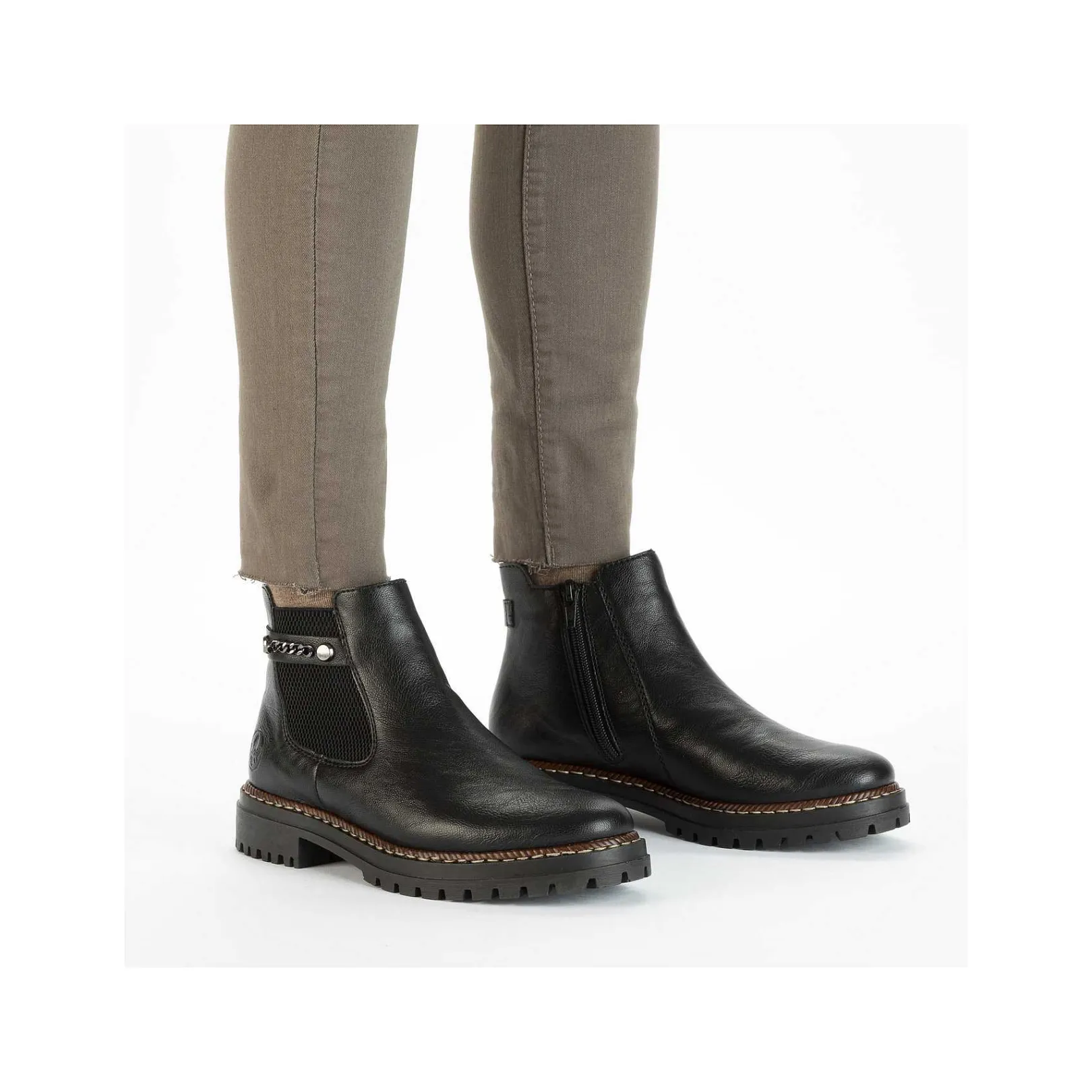 Discount Women'S Chelsea Boots Night Black Ladies Ankle Boots & Boots