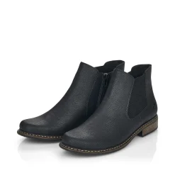 Outlet Women'S Chelsea Boots Jet Black Ladies Ankle Boots & Boots