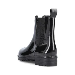 Hot Women'S Chelsea Boots Glossy Black Ladies Ankle Boots & Boots