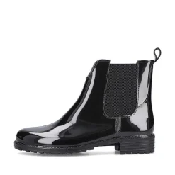 Hot Women'S Chelsea Boots Glossy Black Ladies Ankle Boots & Boots