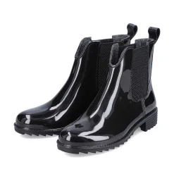 Hot Women'S Chelsea Boots Glossy Black Ladies Ankle Boots & Boots