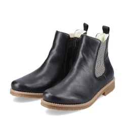 New Women'S Chelsea Boots Jet Black Ladies Ankle Boots & Boots