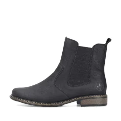 Women'S Chelsea Boots Jet Black Ladies Ankle Boots & Boots