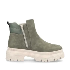 Hot Women'S Chelsea Boots Olive Green Ladies Ankle Boots & Boots