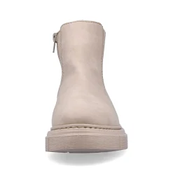 Women'S Chelsea Boots Cream Beige Ladies Ankle Boots & Boots
