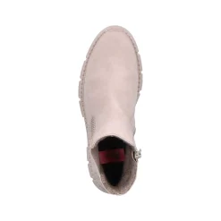Women'S Chelsea Boots Cream Beige Ladies Ankle Boots & Boots