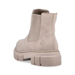 Women'S Chelsea Boots Cream Beige Ladies Ankle Boots & Boots