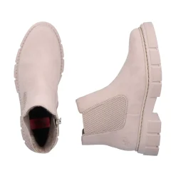 Women'S Chelsea Boots Cream Beige Ladies Ankle Boots & Boots