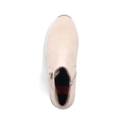 Women'S Chelsea Boots Cream Beige Ladies Ankle Boots & Boots
