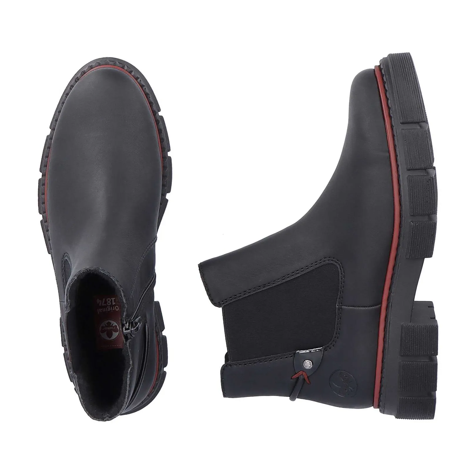 Discount Women'S Chelsea Boots Jet Black Ladies Ankle Boots & Boots