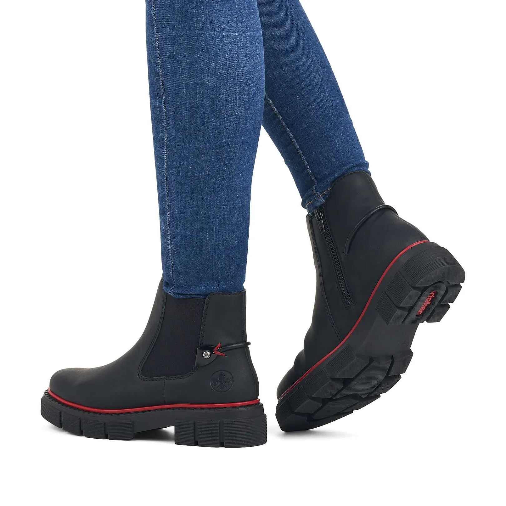 Discount Women'S Chelsea Boots Jet Black Ladies Ankle Boots & Boots