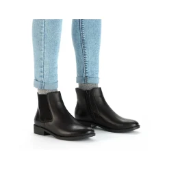 Hot Women'S Chelsea Boots Jet Black Ladies Ankle Boots & Boots