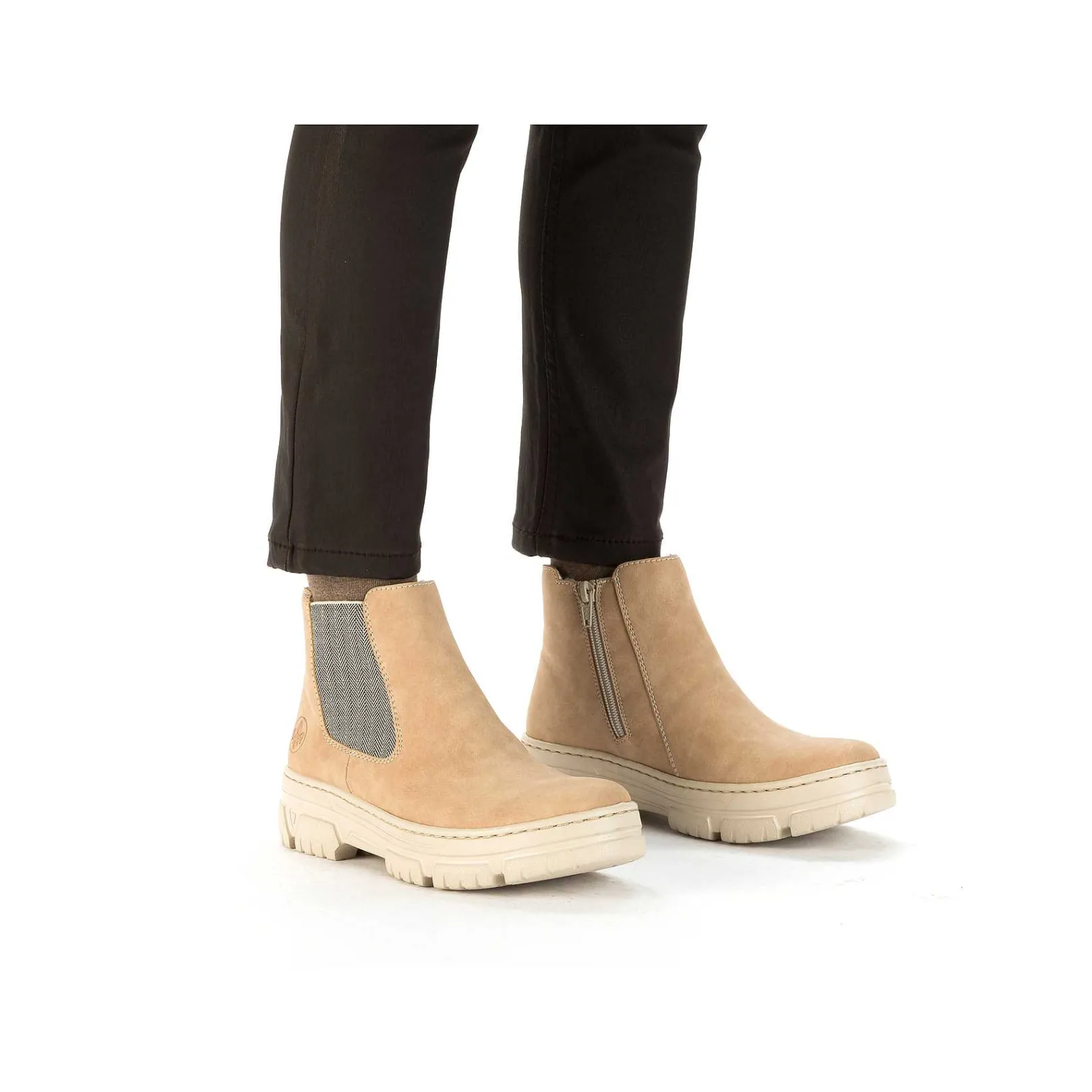 Women'S Chelsea Boots Champagne Ladies Ankle Boots & Boots