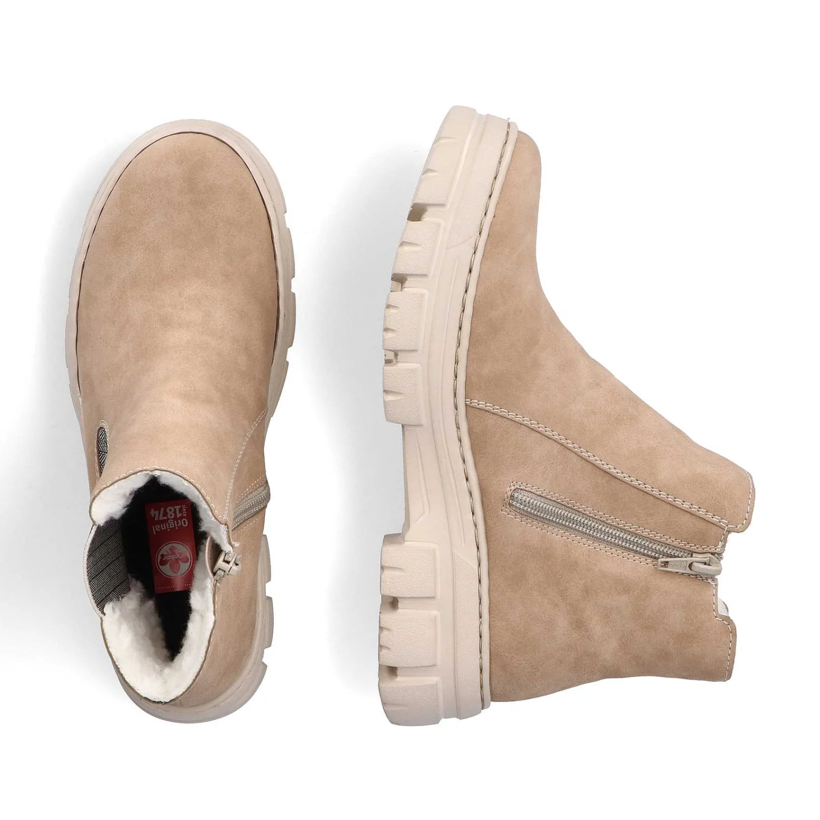 Women'S Chelsea Boots Champagne Ladies Ankle Boots & Boots