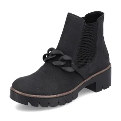 Hot Women'S Chelsea Boots Jet Black Ladies Ankle Boots & Boots