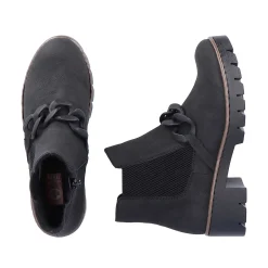 Hot Women'S Chelsea Boots Jet Black Ladies Ankle Boots & Boots