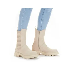 Discount Women'S Chelsea Boots Light Beige Ladies Ankle Boots & Boots