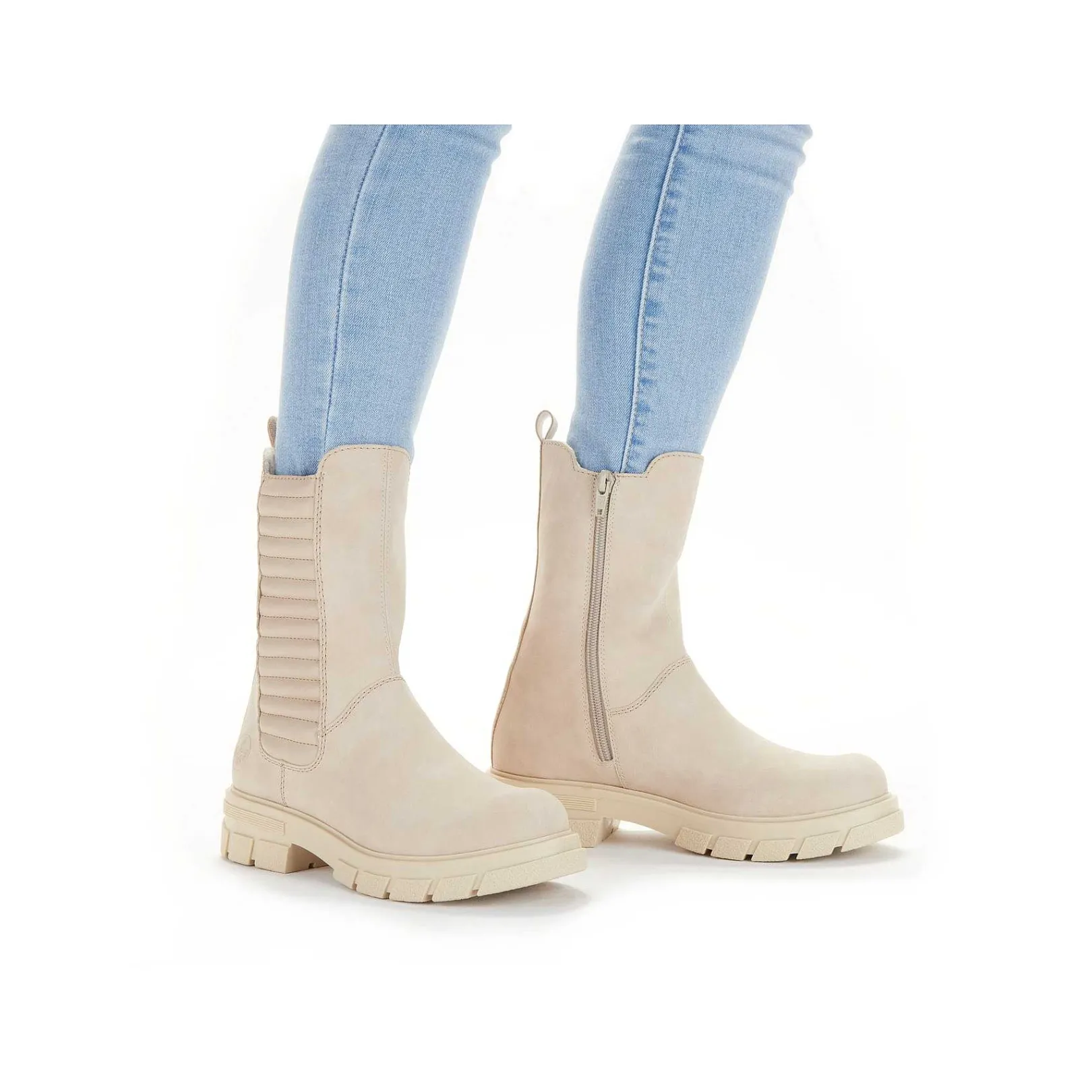 Discount Women'S Chelsea Boots Light Beige Ladies Ankle Boots & Boots