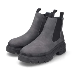 Outlet Women'S Chelsea Boots Granite Gray-Black Ladies Ankle Boots & Boots