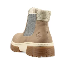 New Women'S Chelsea Boots Cream Beige Ladies Ankle Boots & Boots
